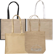 printed jute bags