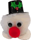 snowman christmas hat bug