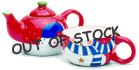 Christmas ceramic tea set