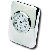 Christmas Gift Cushion silver clock