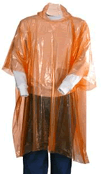 disposible promotional rain poncho