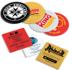 plastic coasters