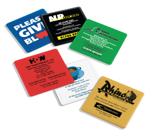 acrylic plastic printed coasters