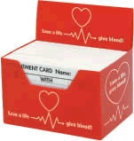 printed mini appointment holder