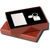Christmas boxed cardcase & keyring set