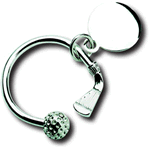 Golf keyring