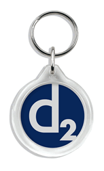 I1 promotional acrylic keyring