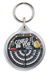 K2 acrylic promotional keyring