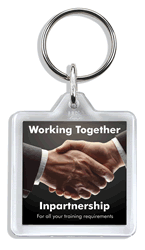 U1 acrylic printed keyring