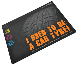 recycled tyre brite-mat mousemat