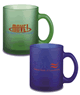 coloured glass mugs