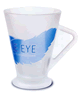 frozen sculpture glass mug