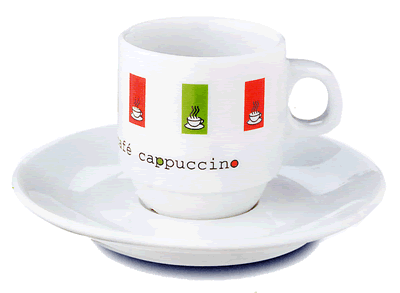 Printed Mugs - Expresso Cup and Saucer