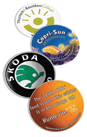 Britemat full colour print coasters