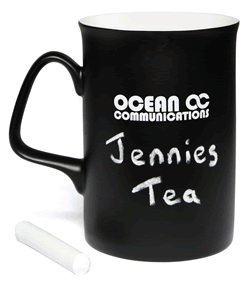 opal chalkboard mug