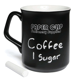 sparta chalkboard mug