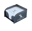 black notepaper holder