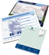 Twin-mate paper desk pads