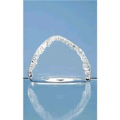 crystal ice paperweight