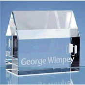 optical house paperweight