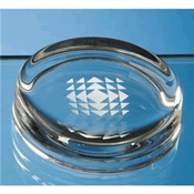 round glass paperweight