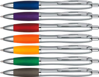 contour argent ballpens