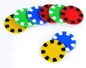 round casino chips