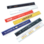 twelve inch printed plastic rulers