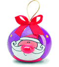 Santa christmas tree bauble