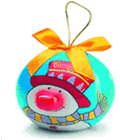 snowman christmas tree bauble
