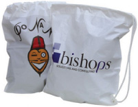 Duffle style printed carrier bags